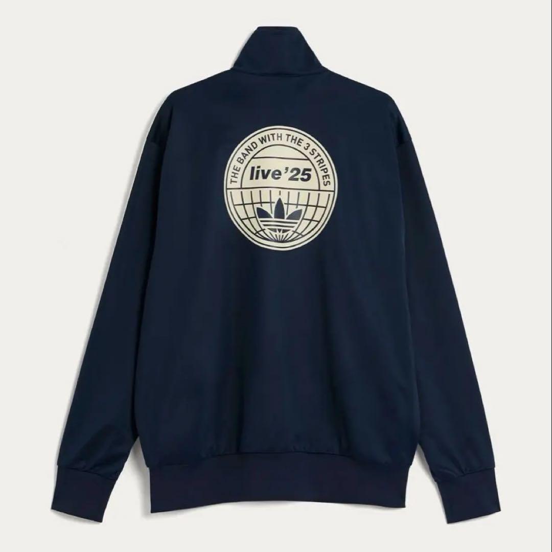 最安値 adidas × OASIS トラックトップ J/3XL ネイビー