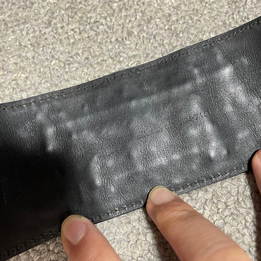 YVES SAINT LAURENT rive gauche レザーバングル