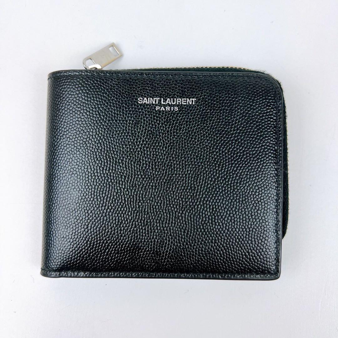 新品未使用✨ Saint Laurent サンローラン 折り財布 ブラック 黒色