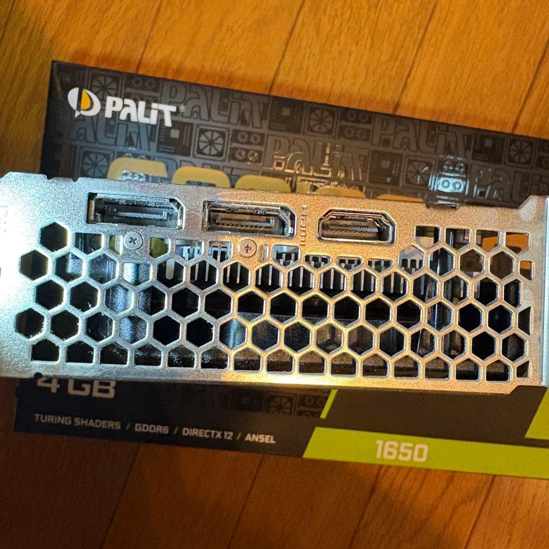 【美品】Palit GTX1650 GDDR6 4GB｜動画編集のみ・非喫煙