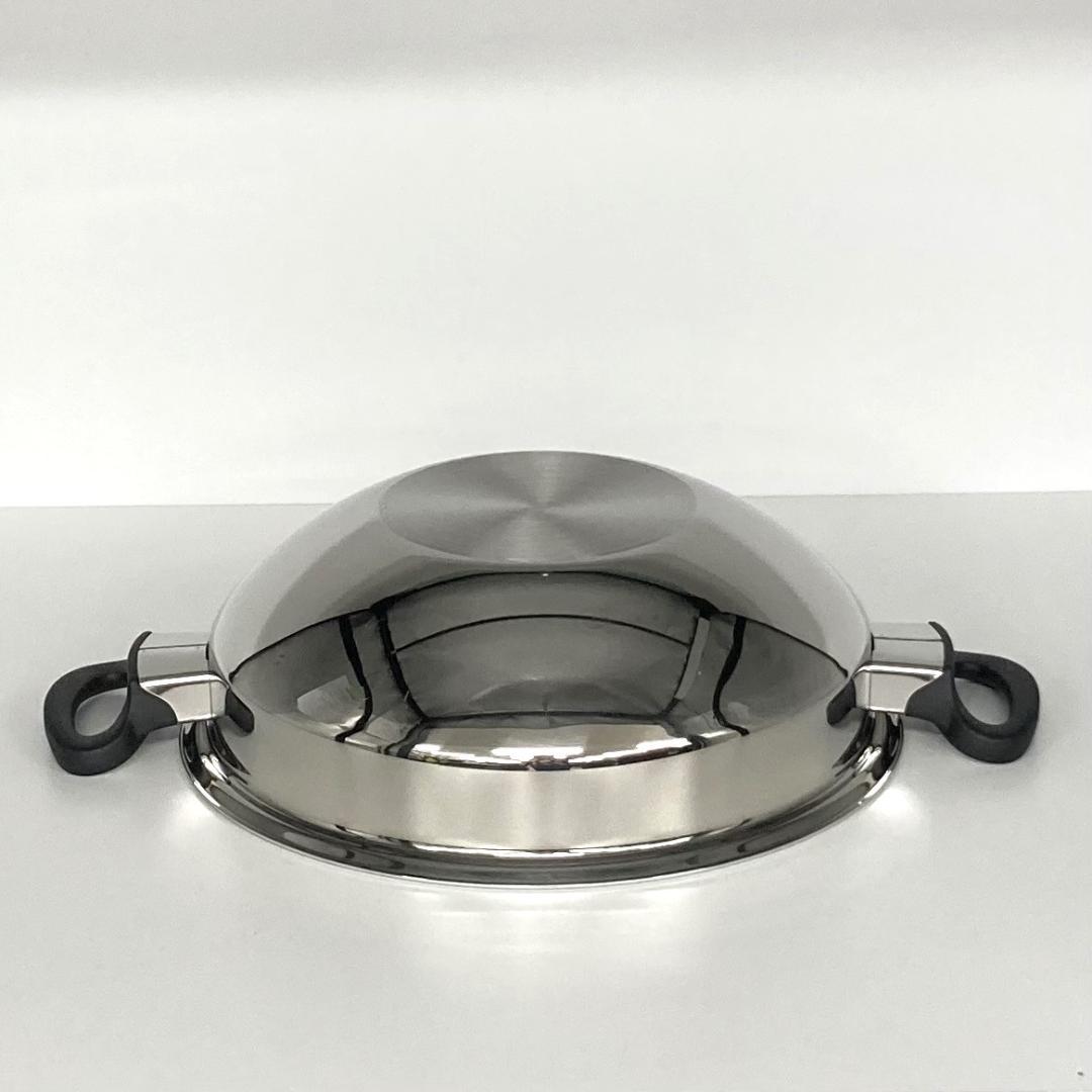 AMWAY Queen Wok ウォックセット　ステンレス両手鍋