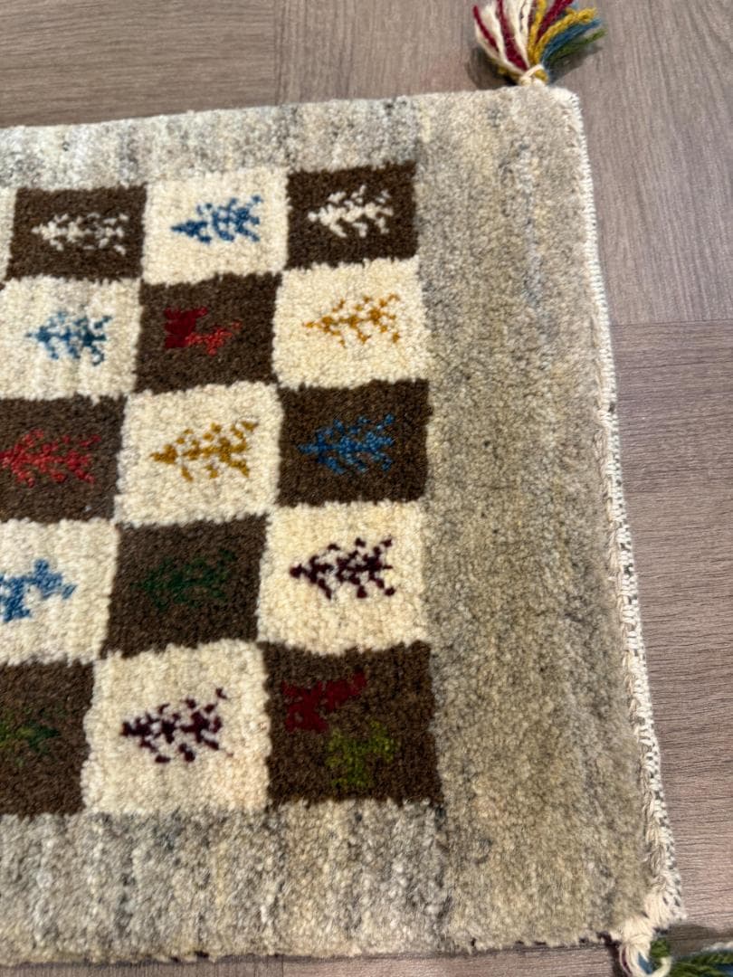 115x43cm ペルシャギャッベ ランナー (ギャベ) ペルシャ絨毯 ギャッベ