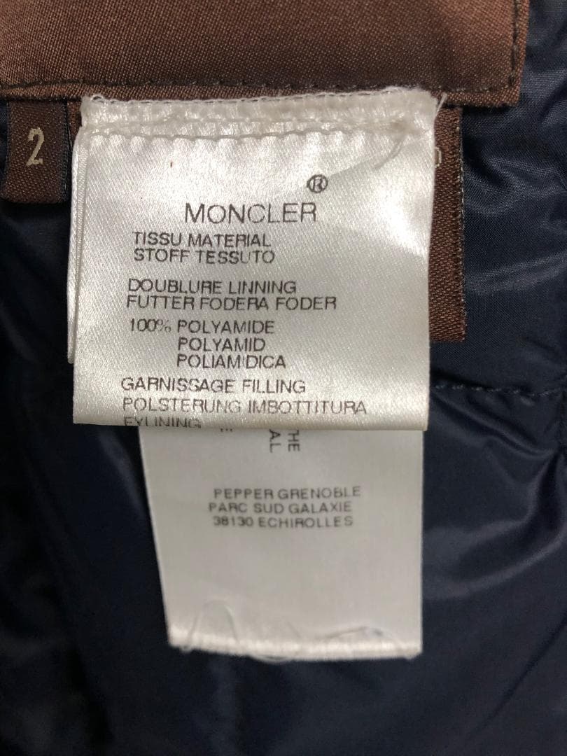 国内正規 MONCLER ダウン トレンチ コート