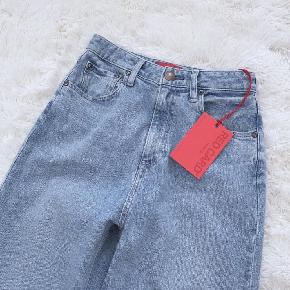 25SS新品★レッドカード　one day デニムパンツ　24　ルーズストレート