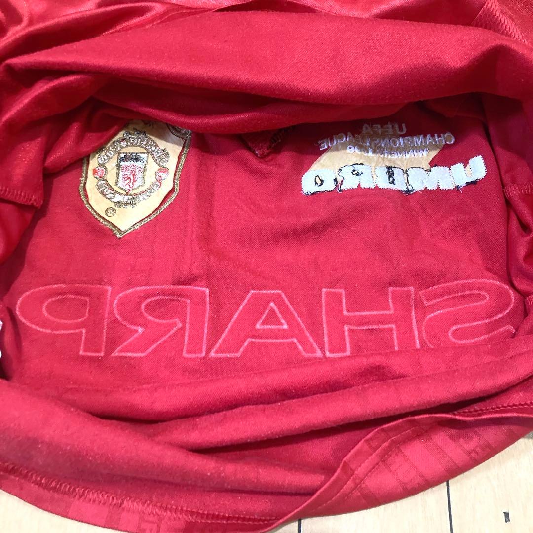 【激レア】90s UMBRO アンブロ マンチェスターユナイテッド優勝記念シャツ