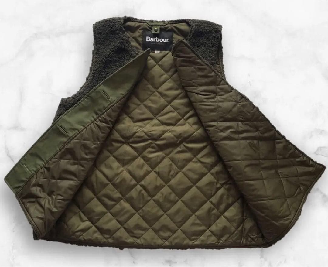 【未使用】スピックアンドスパン バブアー kintra liner ボアベスト