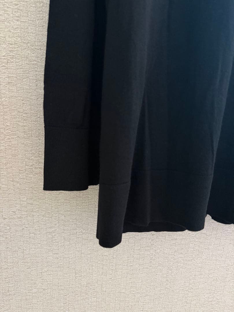 アナイ　エキストラメリノＶネック カーディガン　ロングカーディガン