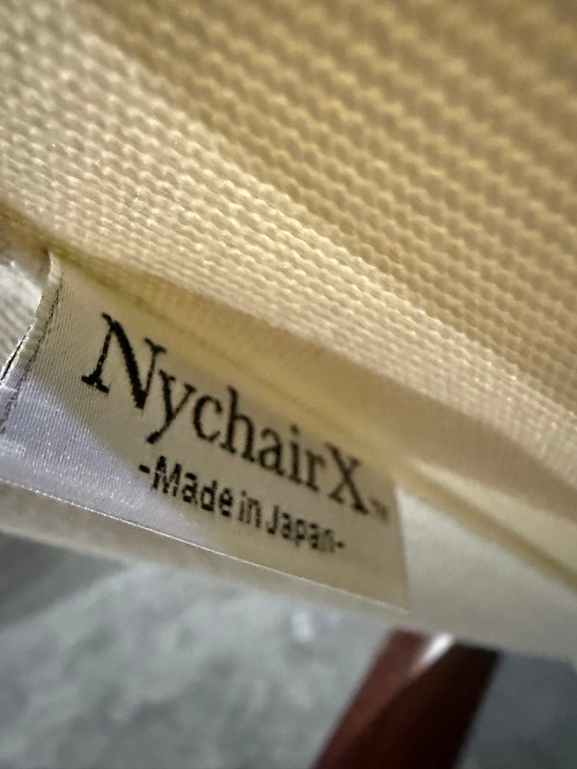NychairX Roking ニーチェアX ロッキング 白 帆布 ナチュラル