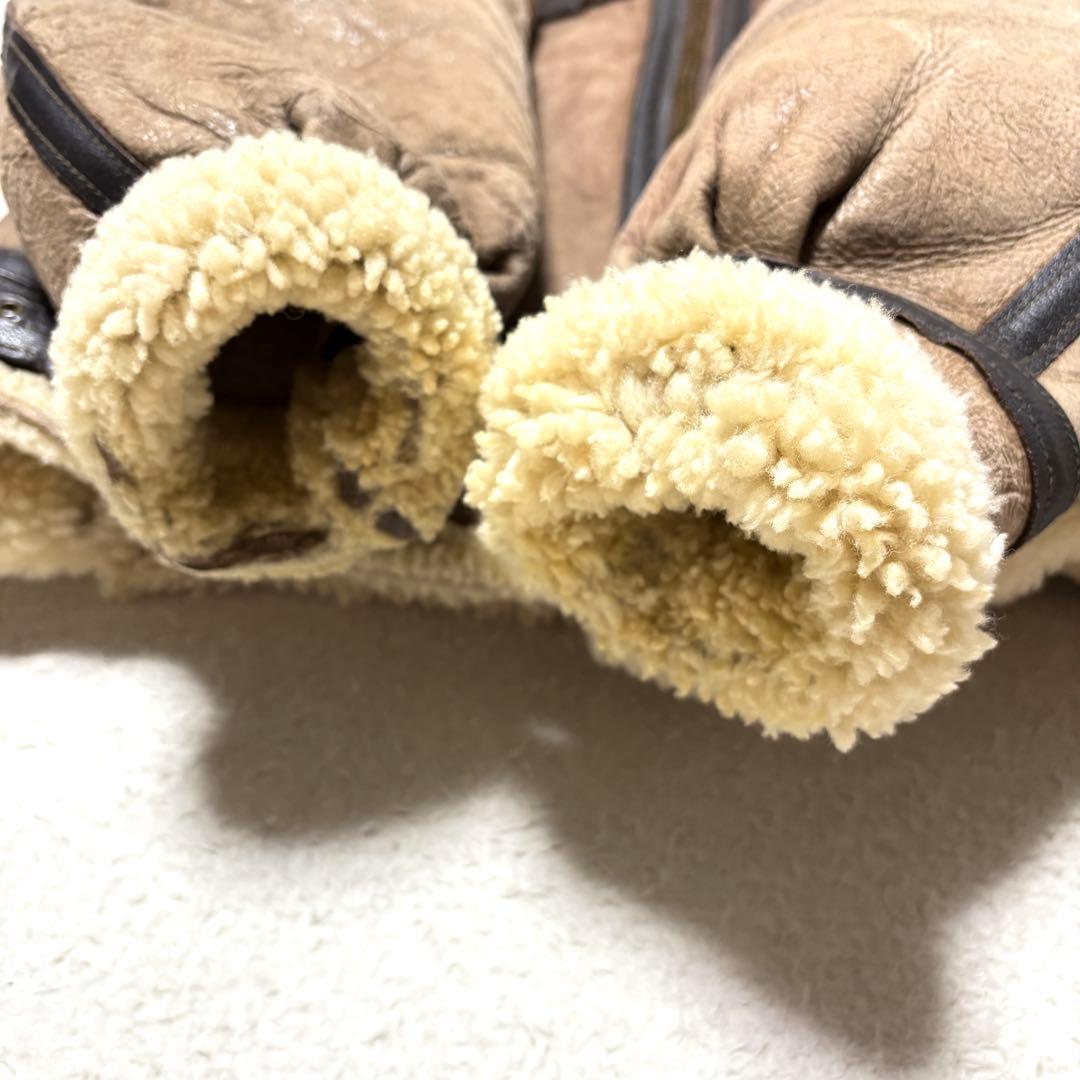 AVIREX B-3 フライトジャケット ムートン 羊革 USA製 38