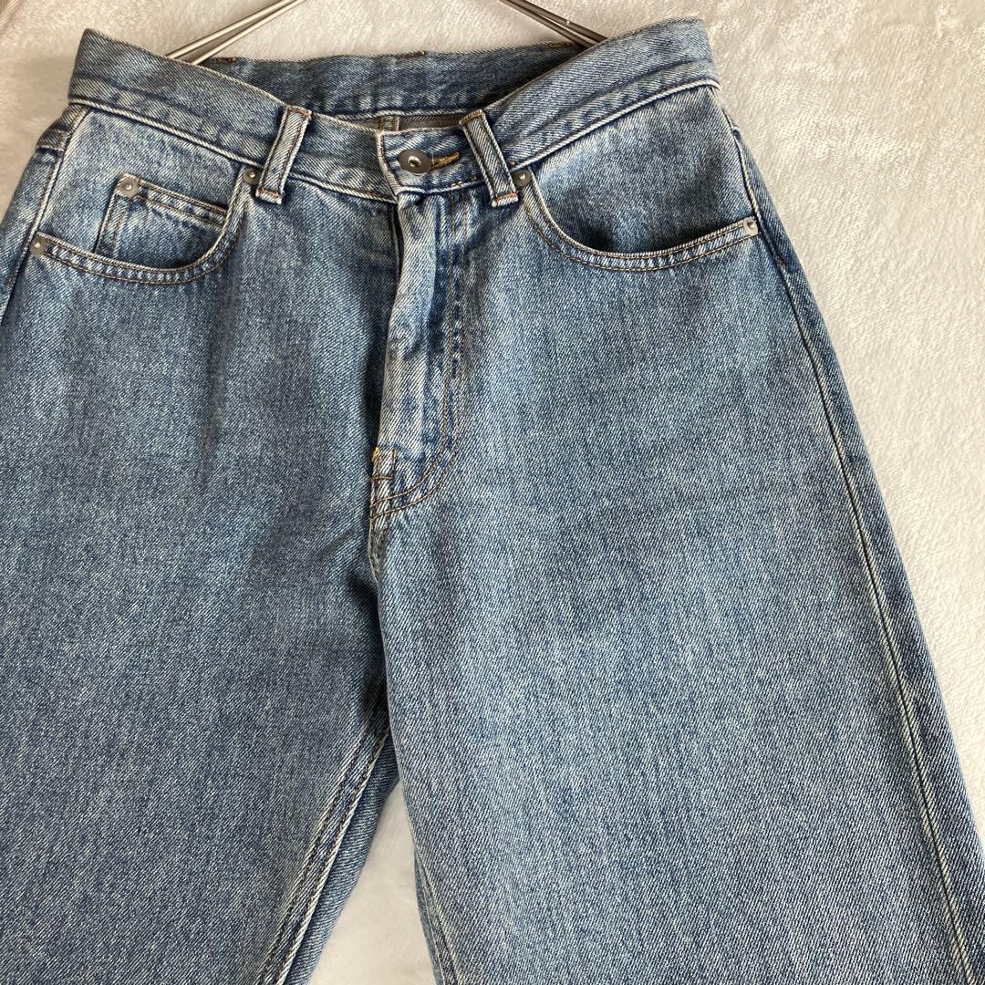 Cygne 24年モデル　Chantal ジップフライ クラッシュ加工ジーンズ