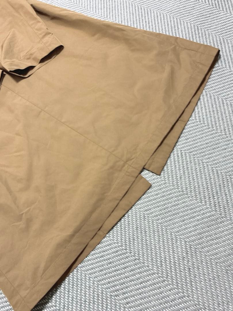 未使用品級 YSL フランス製 トレンチコート ブラウン 七分丈