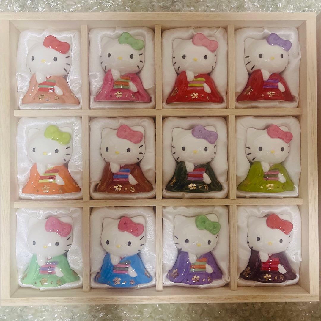 サンリオ　ハローキティ　日本の伝統色　陶器　1000個限定