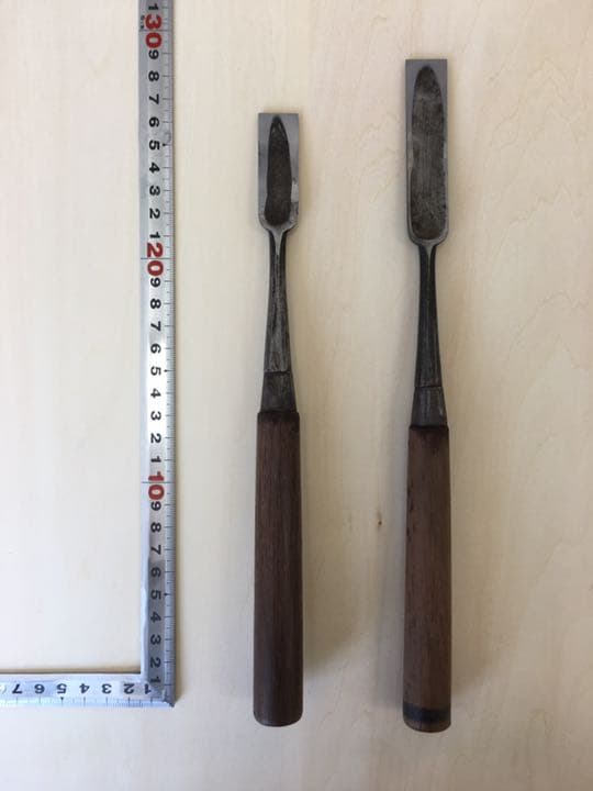 大工道具　突き鑿　2丁(1丁4200円)