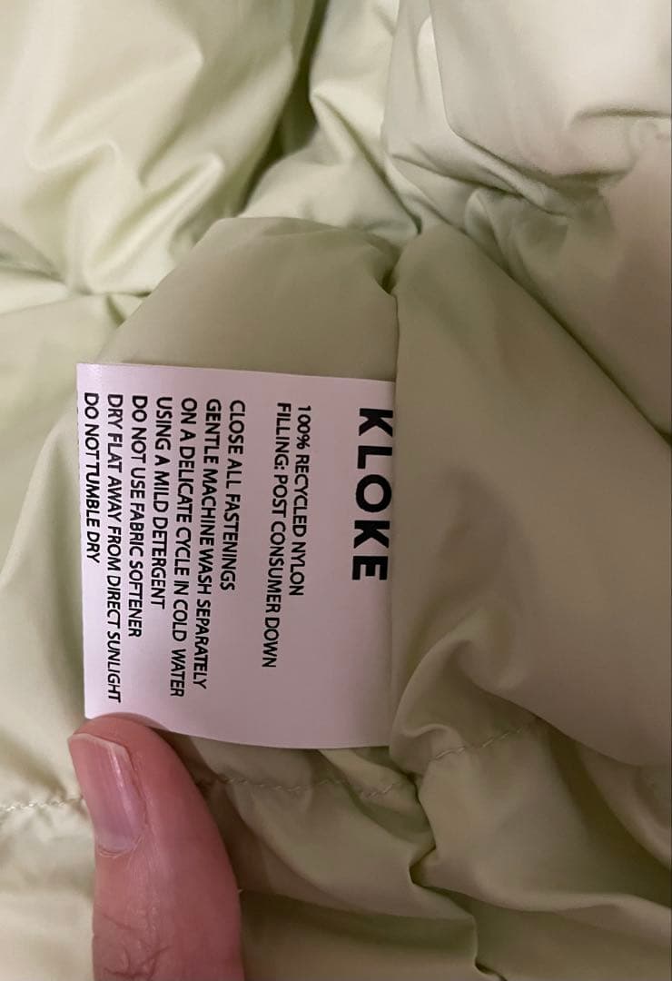 kloke KLOKE ダウン