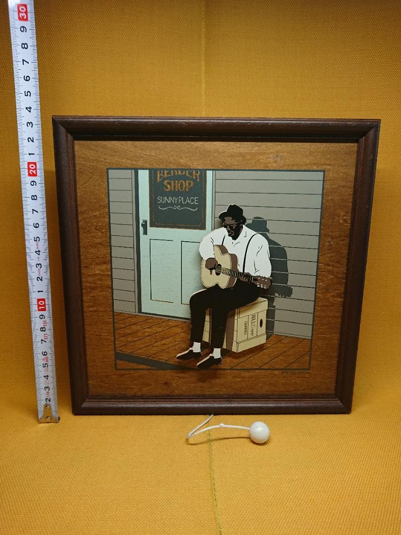 オルゴール　Jazz　Blues　置物　インテリア　工芸品　美術品　A2715