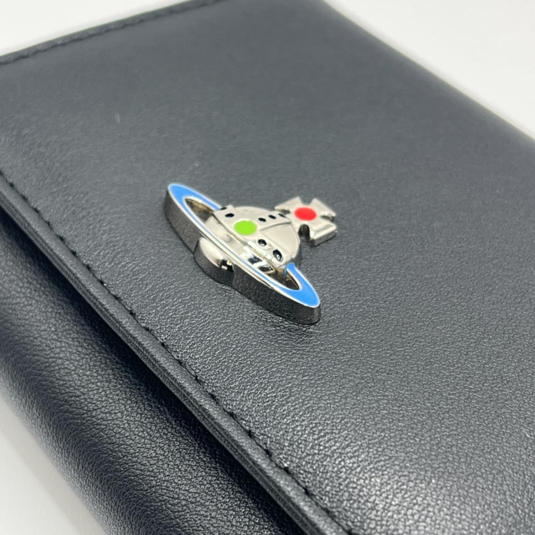 ぽんきち様　Vivienne Westwood がま口 マット 折財布