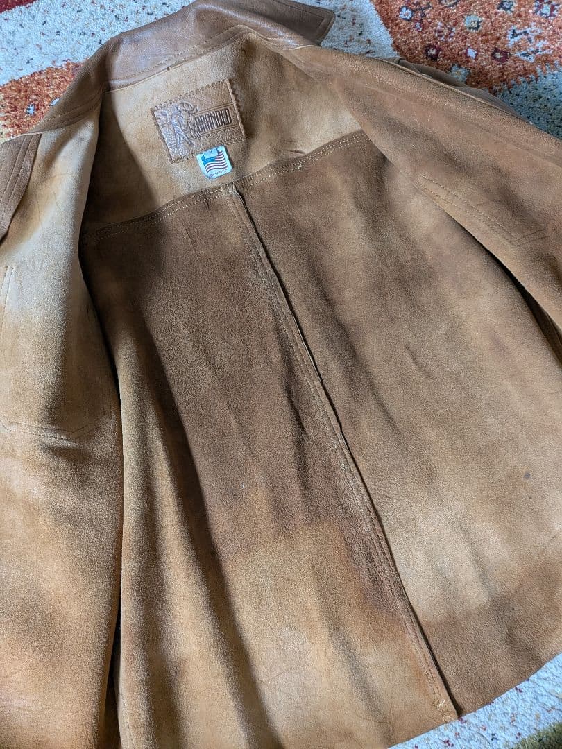 80s USA製 BRANDED GARMENTS Leather Jacket