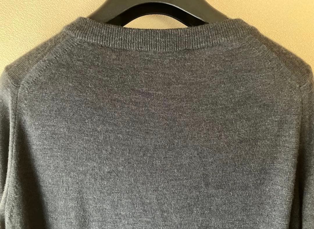 ア*ー様 JOHN SMEDLEY ウール クルーネック 24G カーディガン