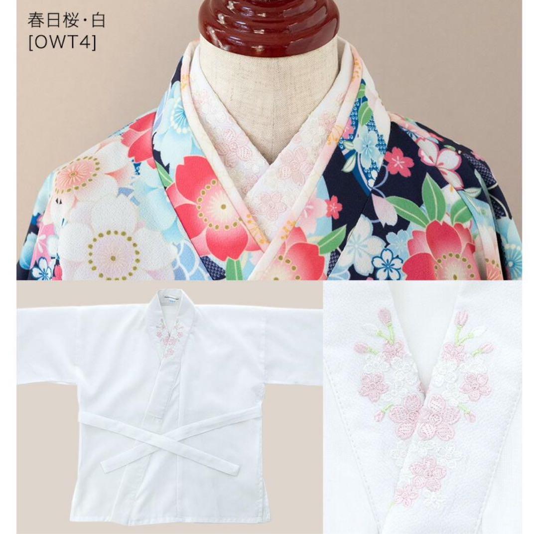 キッズ 袴 女の子 ホワイト 肌襦袢 白 キャサリンコテージ 卒園式 美品