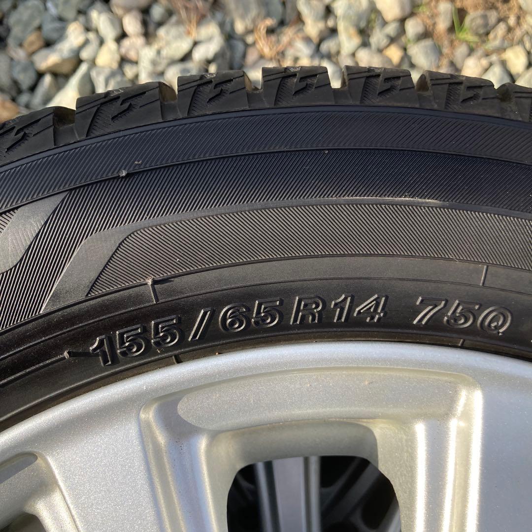 すぐ発送 アルミ155/65R14ヨコハマ IG60スタッドレスタイヤ 4本