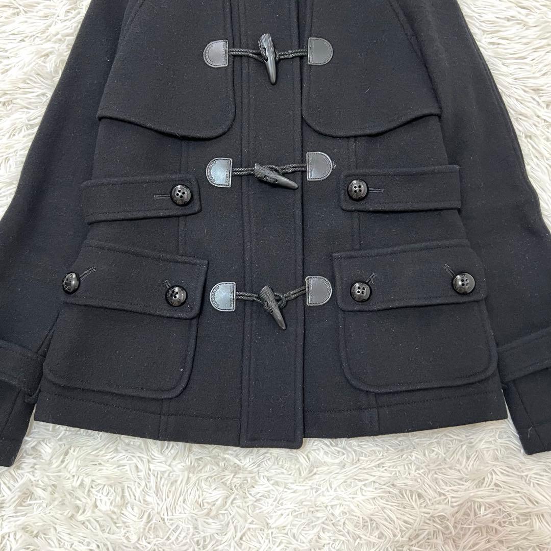 SOUMA様バーバリーブルーレーベル ダッフルコート チェック ロゴボタン