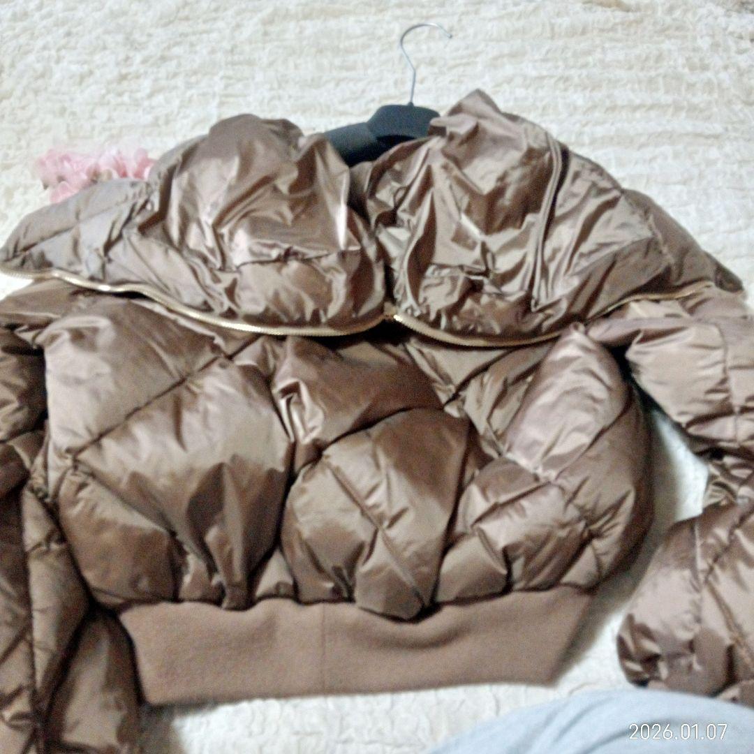 美品　Max Mara The Cube テクニカルフードダウンジャケット