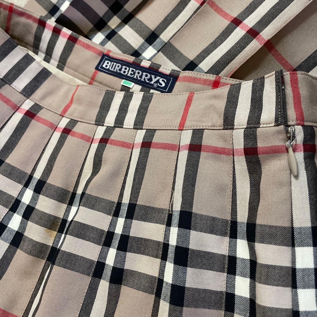 BURBERRY'S チェック柄 プリーツスカート