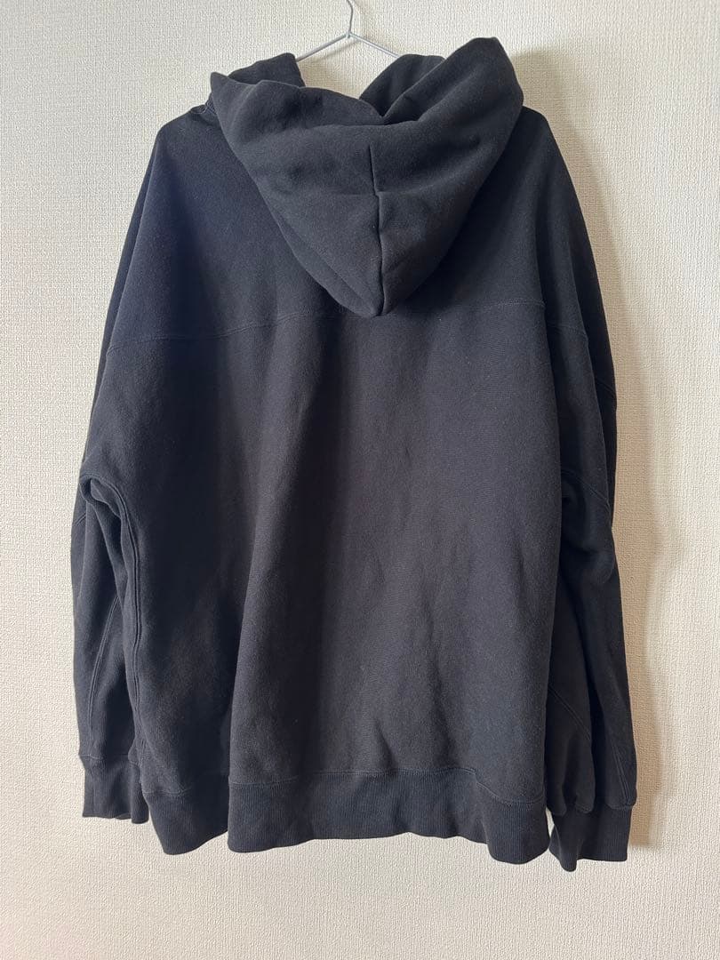 美品N.Hoolywood x ChampionコラボパーカーXL黒
