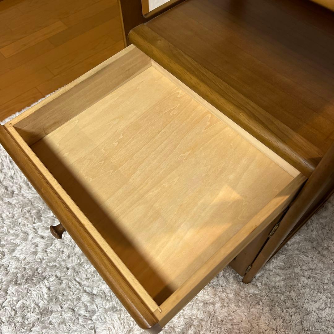 karimoku カリモク 家具 電話台 花台 飾り棚 高級家具 レンジ台