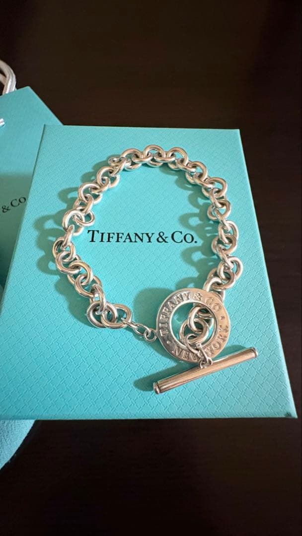 ツ*様 Tiffany & Co. シルバーチェーン ブレスレット 【美品】