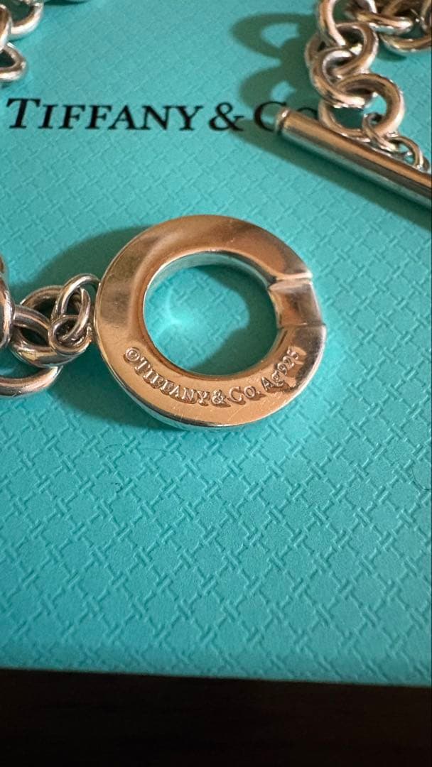 ツ*様 Tiffany & Co. シルバーチェーン ブレスレット 【美品】