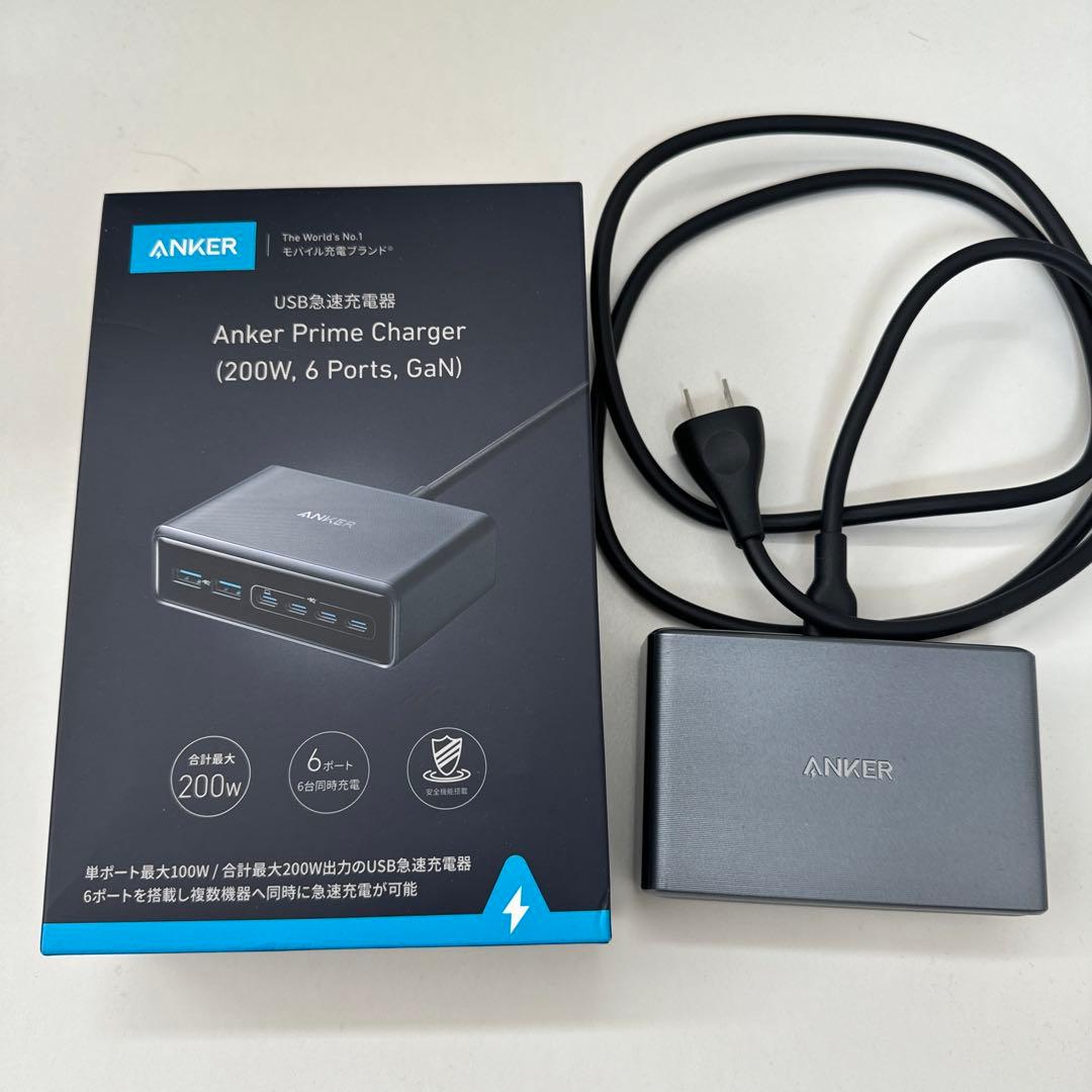 その他 Anker Prime Charger (200W, 6 Ports, GaN)