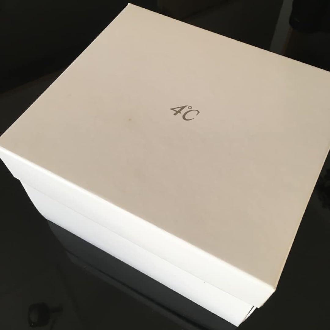 新品　4℃ ブライダル ノベルティ 非売品 ジュエリーボックス リングピロー　白