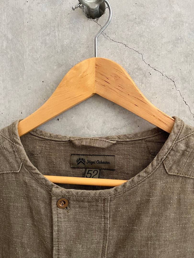 ナイジェルケーボン　フレンチアーミーシャツ