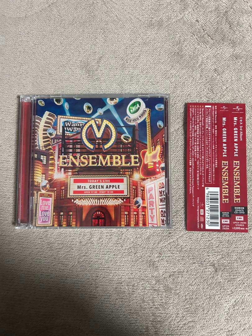 【正規品】初回限定版ENSEMBLE Mrs. GREEN APPLE 帯付き
