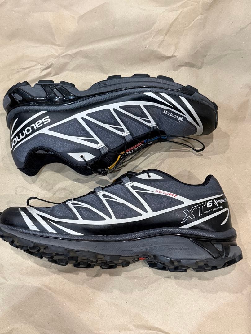 靴 Salomon XT-6 goretex 27.5cm Black/Ebony