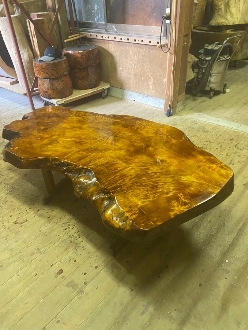 栃の木　天板　テーブル板　棚板　木材　DIY　天然木　一枚板　013