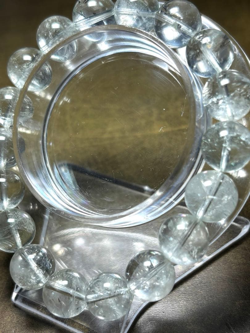 グリーンクォーツアゼツライトブレスレット11.3〜11.9㎜（新品未使用）高品質