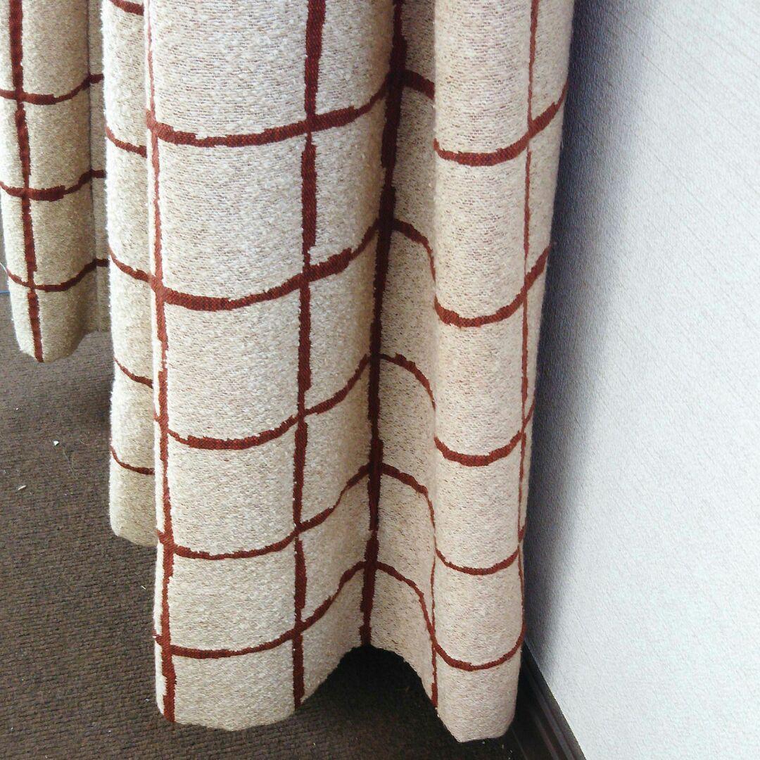 値下 特注カーテン2枚:175cmX150cm