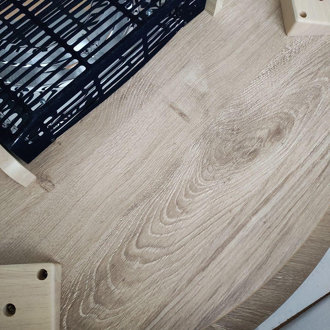 こたつ 直径85cm ホワイトオーク