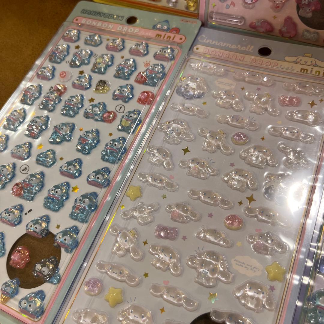 正規品サンリオミニ　ボンボンドロップシール8点