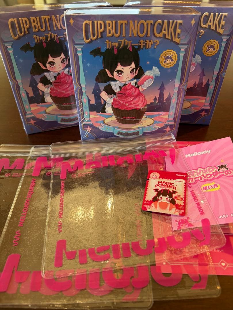mellojoy メロジョイ カップケーキか？　未開封　3個 ピンク箱