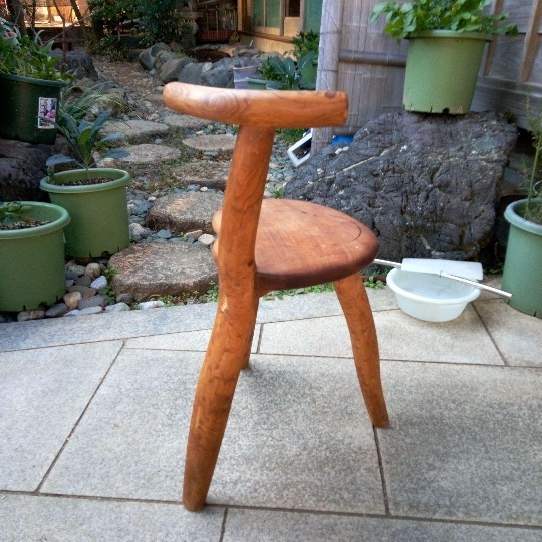 自然木の椅子　ハンドメイド　handmade　手作り　椅子　天然木　自然木