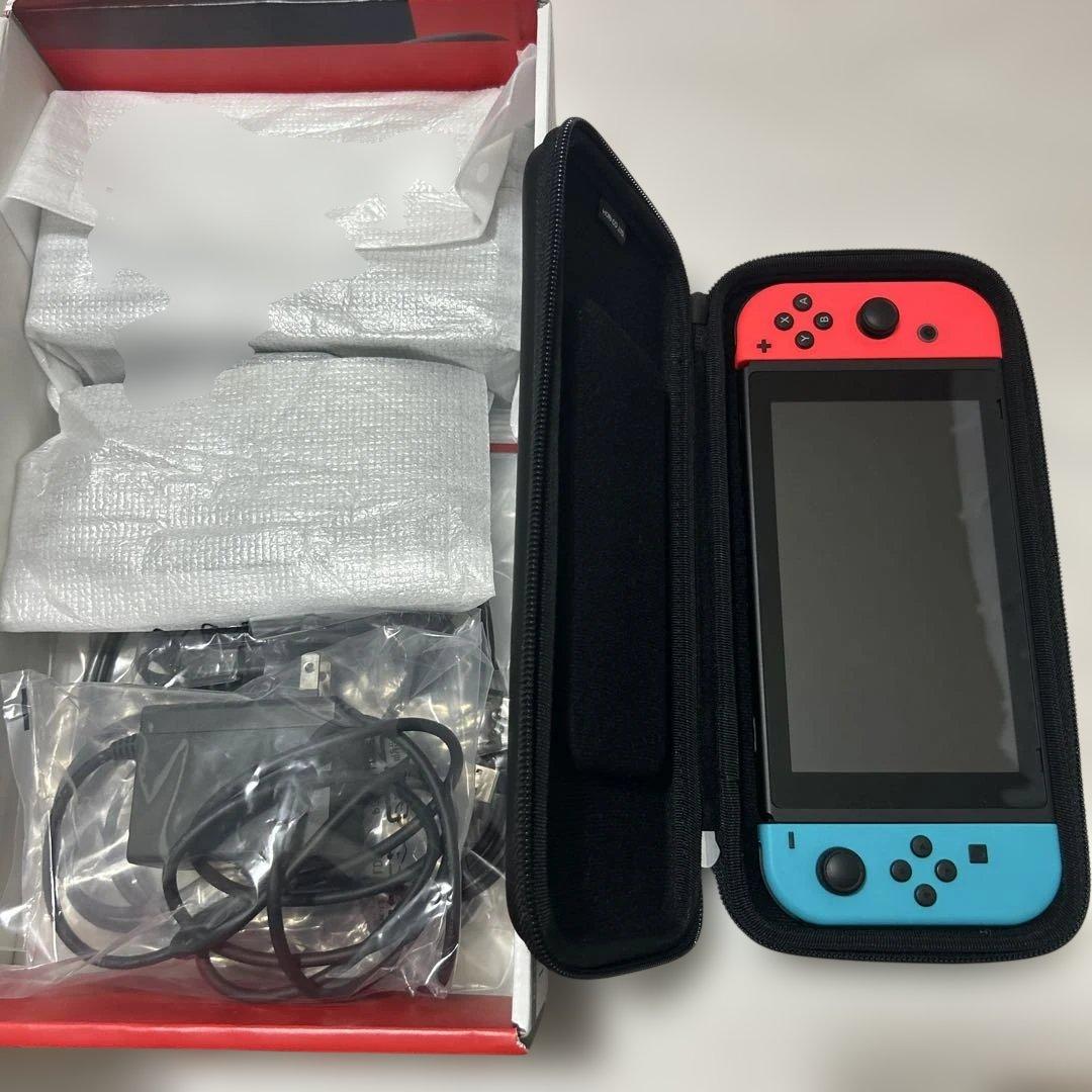 Nintendo Switch本体美品128gb SD付き