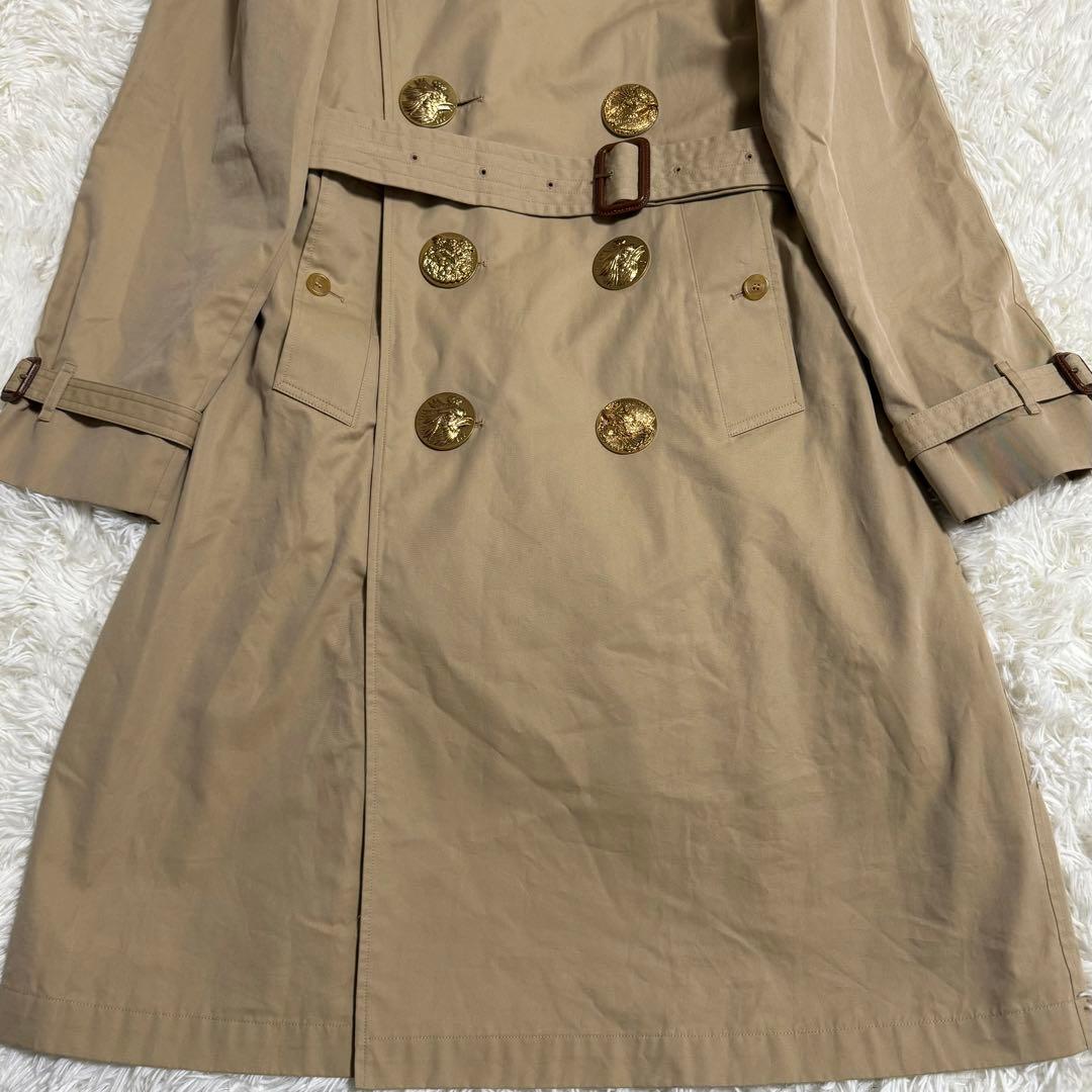 【美品 超希少】バーバリー BURBERRY トレンチコート XL 金ボタン