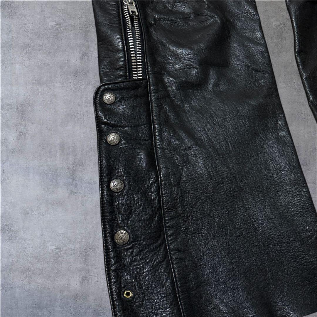 パンツ 00s real leather gimmick pants archive