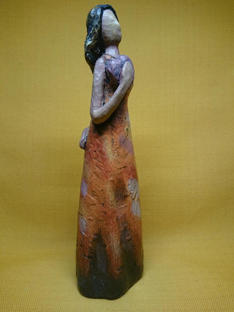 【美品】人形　彫像　オブジェ　置物　インテリア　工芸品　美術品　A1603