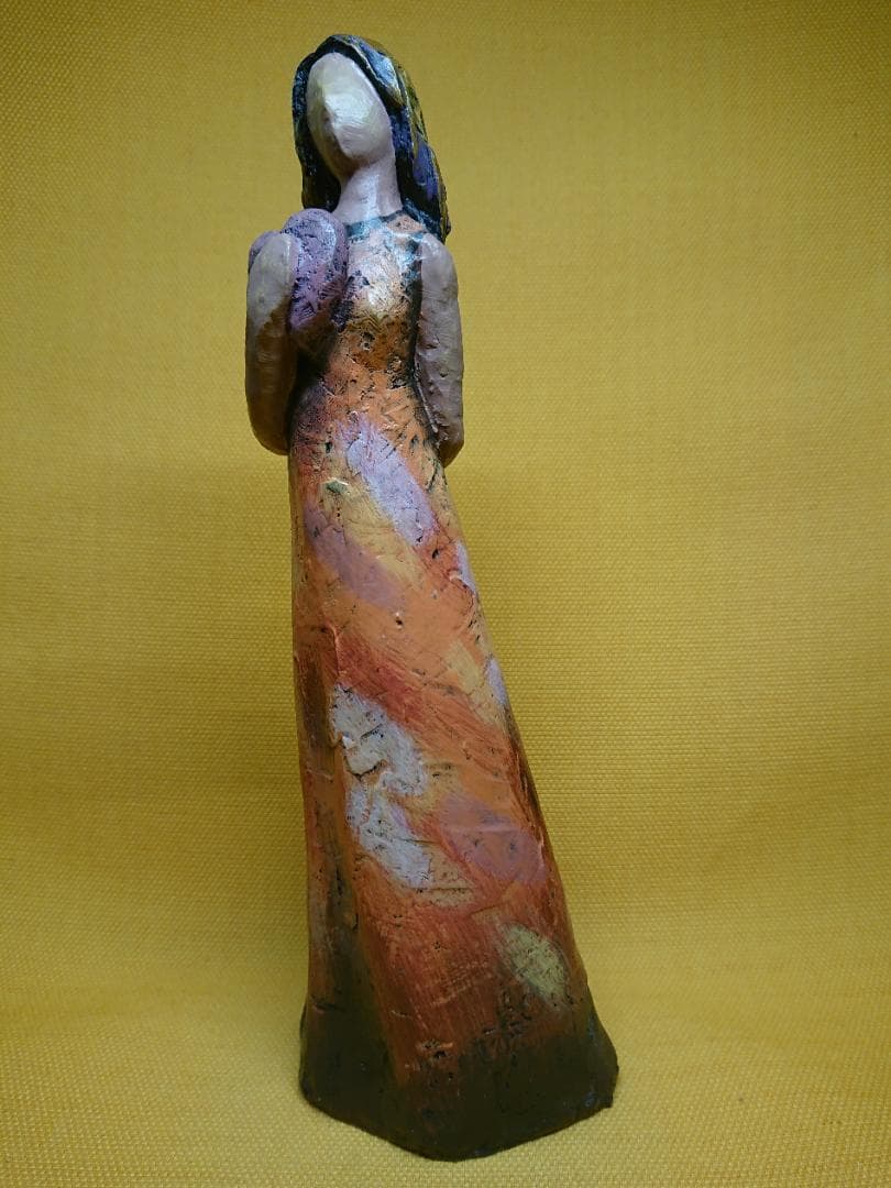 【美品】人形　彫像　オブジェ　置物　インテリア　工芸品　美術品　A1603