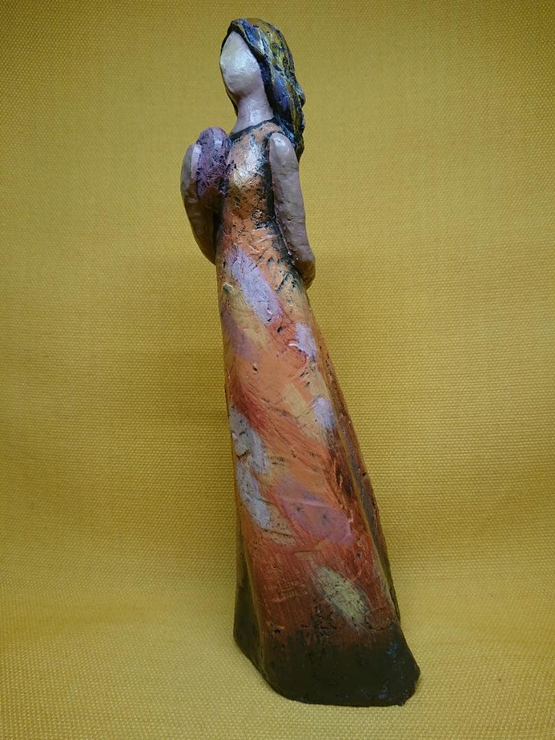 【美品】人形　彫像　オブジェ　置物　インテリア　工芸品　美術品　A1603