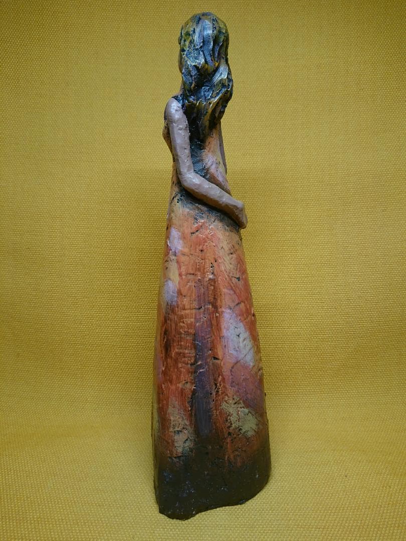 【美品】人形　彫像　オブジェ　置物　インテリア　工芸品　美術品　A1603